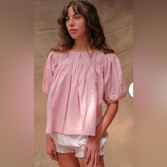 Sonderhaus Emmylou Blouse in soft pink, size M - Picture 4 of 5